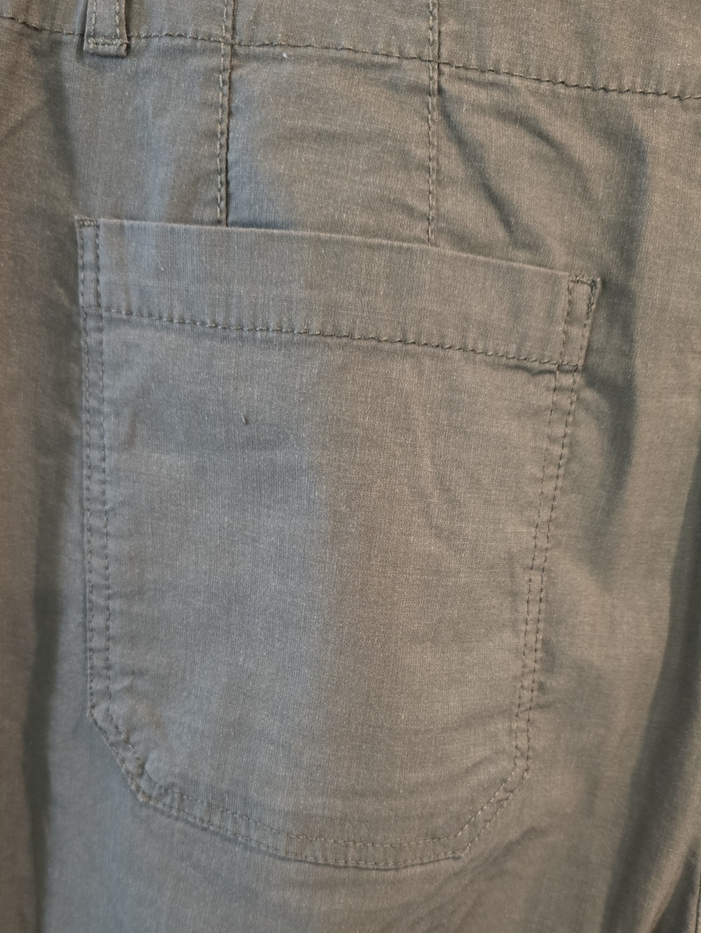 Olive Green Wide Leg Pants - Picture 5 of 5